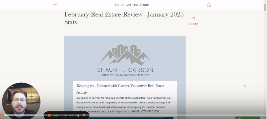 February Real Estate Review - January 2023 Stats –